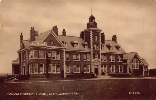 A890 England 1920 Rekonvaleszenzheim Littlehampton Vintage Postkarte