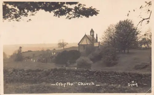 A895 England Cropton Church RPPC Vintage Postkarte