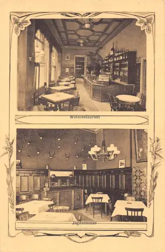 L406 Deutschland Düsseldorf Weinhaus Berlemann-Hoener Restaurant Postkarte