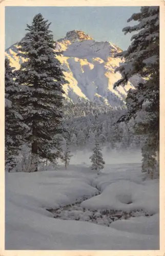 A899 Schweiz Straße nach Genf durch Schneeberg Vintage Postkarte