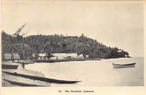 B642 Papua Neuguinea Samarai Krankenhaus Vintage Postkarte