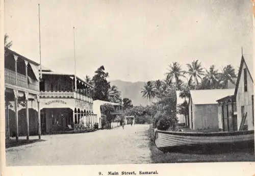 B642 Papua Neuguinea Samarai Main Street Melkington Cosmopolitan Postkarte
