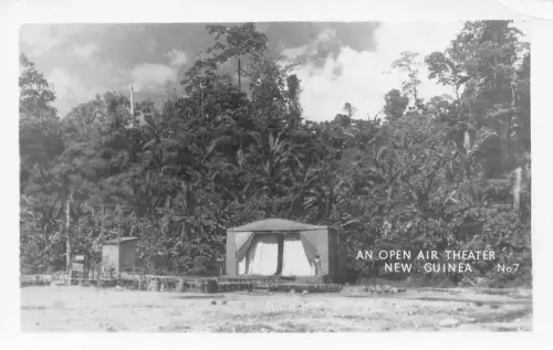 B642 Papua Neuguinea Freilichttheater RPPC Vintage Postkarte