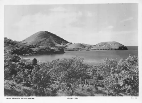B642 Papua Neuguinea Gabutu RPPC Vintage Postkarte