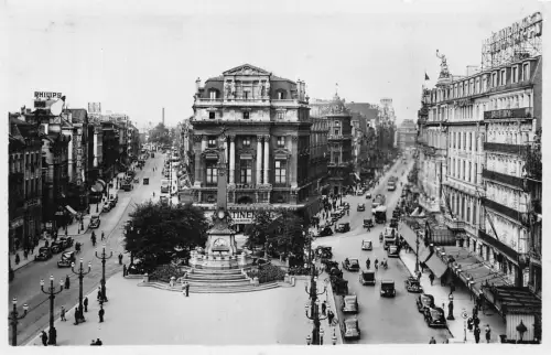 A903 Belgien Brüssel Bruxelles The Place de Brouckere RPPC Postkarte