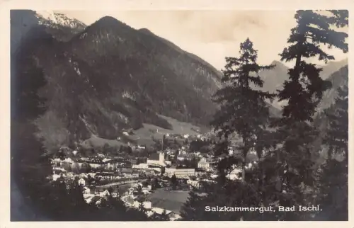 B174 Österreich Salzkammergut Bad Ischl RPPC Postkarte