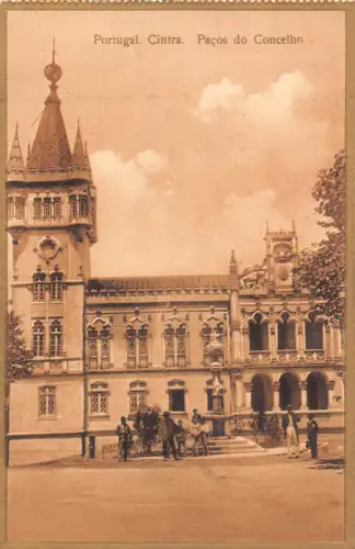 B175 Portugal Cintra Pacos do Concelho Vintage Postkarte