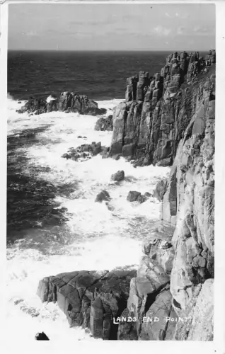 A905 England 1948 Lands End Point RPPC Vintage Postkarte