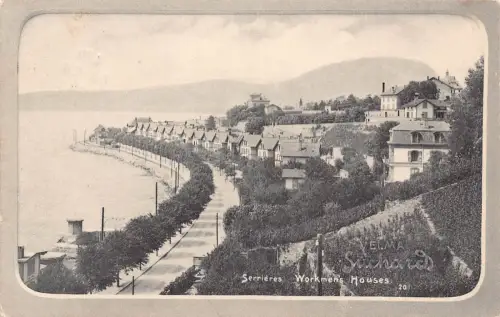 Werbung Schokolade Suchard Velma Schweiz 1908 Serrieres Postkarte B979