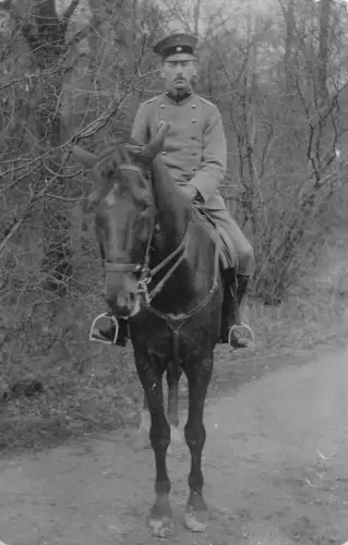 A095 Infanterie Offizier Ernst August Herzog von Braunschweig zu Pferd Postkarte 1. Weltkrieg