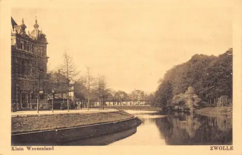L177 Niederlande Zwolle Klein Weezenland alte Postkarte
