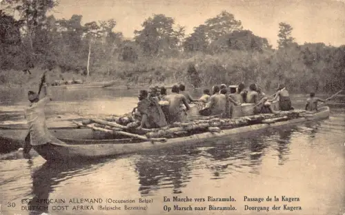 Deutsch Ostafrika Belgisch Ok Kongo Biaramulo Kagera Ureinwohner Postkarte B981