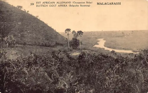 Deutsch Ostafrika Belgisch Ok Kongo Malagarassi Postkarte B984