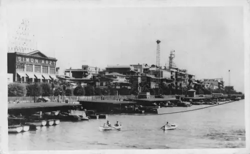B662 Ägypten Bert Red Port Said Simon Arzt RPPC Vintage Postkarte