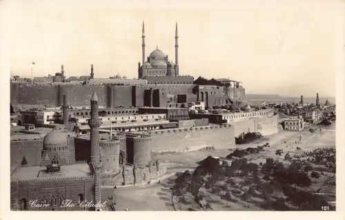 B662 Ägypten Kairo Zitadelle RPPC Vintage Postkarte