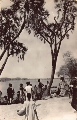 B664 Nigeria Ligne du Hoggar Niamey Kinder Ureinwohner Ethno Vintage Postkarte