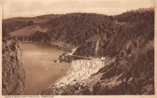 B179 England Redgate je aus Walls Hills Babbacombe Vintage Postkarte