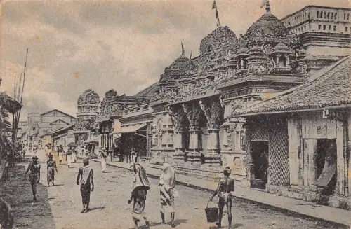 B667 Sri Lanka Ceylon Colombo Hindu Tempel Ureinwohner Ethno Postkarte
