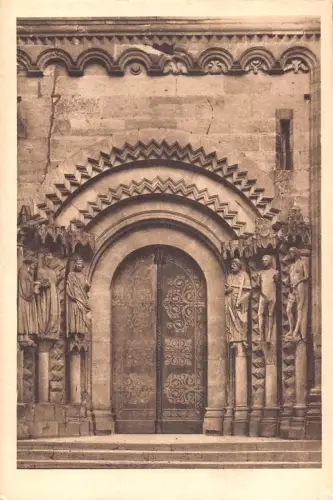 L194 Deutschland Bamberg Dom Adamsportal Domtür Vintage Postkarte