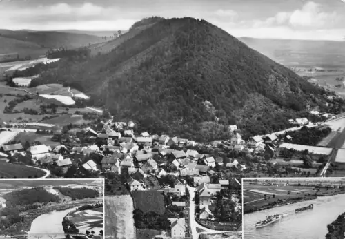 Deutschland 1957 Sulzbach a Donau Dampfschiff Gesamtansicht RPPC Vintage Postkarte C443