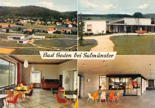 Deutschland 1960 Bad Soden bei Salmünster Heilbad Restaurant Postkarte C443