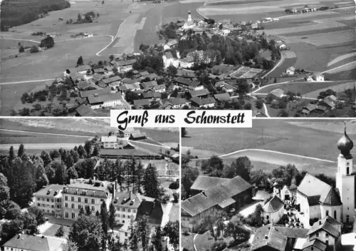 Deutschland 1974 Gruss aus Schönstett Obb RPPC Vintage Postkarte C443