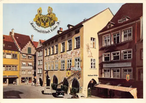 Deutschland Gasthaus zum Suenfzen Lindau im Bodensee Gästehaus Postkarte C443