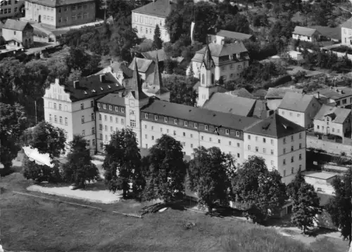 Deutschland 1968 Riedenburg Realschule Clarissen Mädchenschule RPPC Postkarte C444