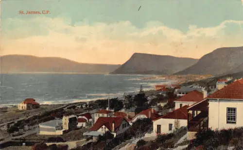 A927 Südafrika St James Kapstadt Vintage Postkarte