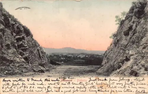 A930 Südafrika 1905 Dassport Pretoria Vintage Postkarte