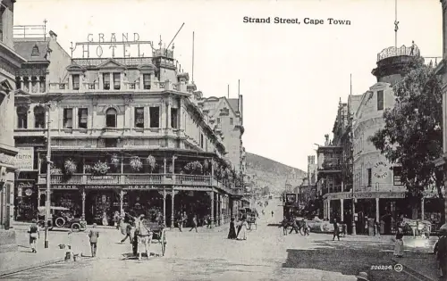 A930 Südafrika Kapstadt Strand Street Grand Hotel Lennon Ltd Postkarte