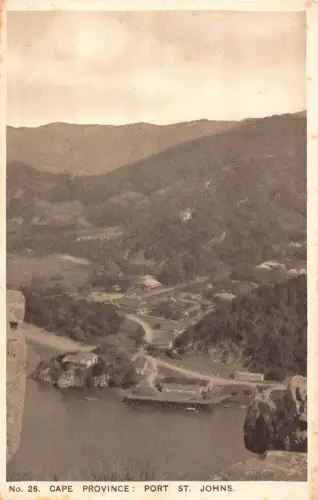 A934 Südafrika Kap Provinz Hafen St Johns Vintage Postkarte