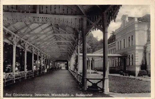 C039 Österreich, Badd Gleichenberg Steiermark 1936 Berg Vintage Postkarte