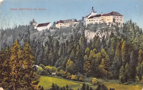 C040 Österreich, Schloss Strechau bei Selztal alte AK