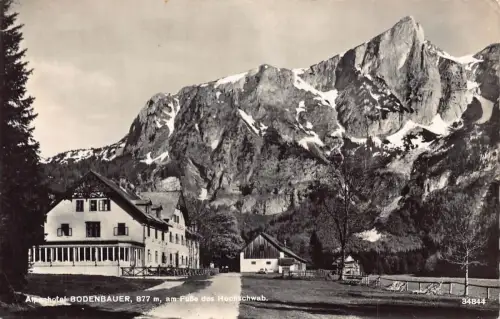 C041 Österreich, Bodenbauer Hotel 1957 alte Postkarte