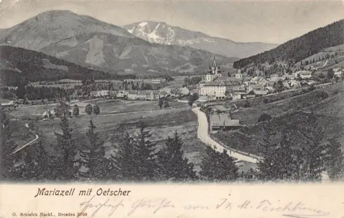 C041 Österreich, Mariazell mit Oetscher alte Postkarte
