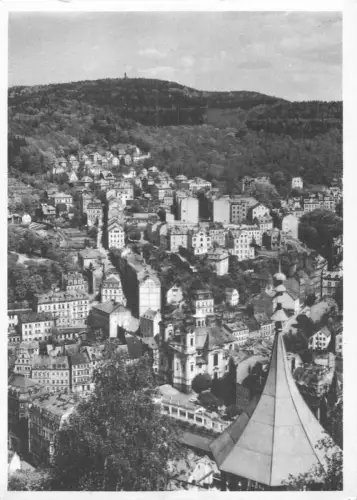 B233 Tschechien Karlsbad Karlsbad Totalansicht Innen AK