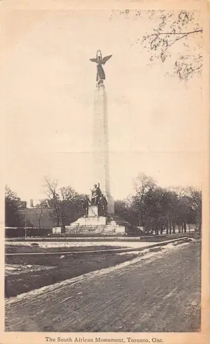 B237 Kanada Südafrika Denkmal Toronto Ontario Postkarte