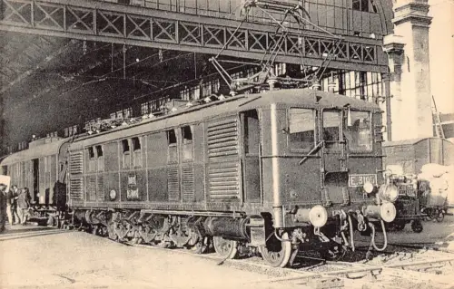 Frankreich Lokomotive du Sud Ouest ex Midi Electric Train Postkarte C319