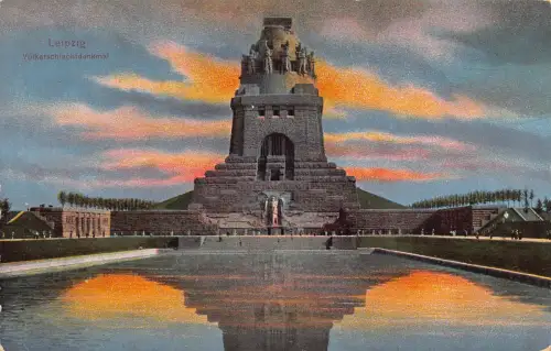 B261 Deutschland Leipzig Volkerschlachtdenkmal Denkmal AK