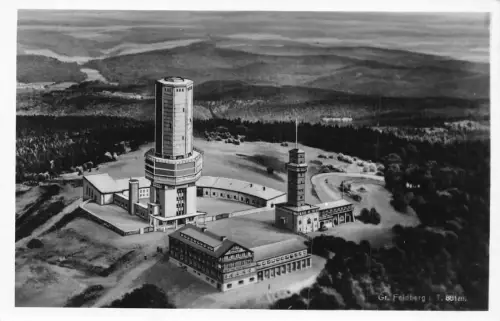 B262 Deutschland Großer Feldberg i T RPPC Vintage Postkarte