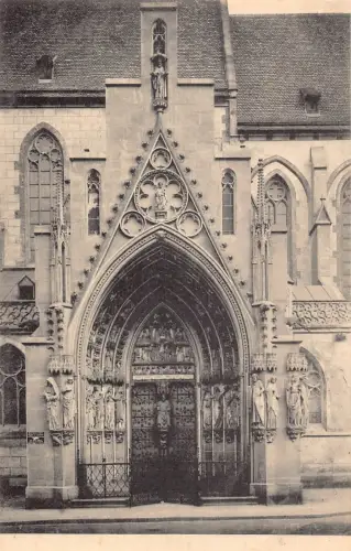 Frankreich Strassburg Straßburg Ste Pierre Kirche Vintage Postkarte