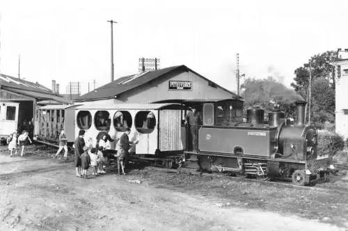 Frankreich Musee des Transports de Pithiviers Train a vapeur en gare Postkarte C322