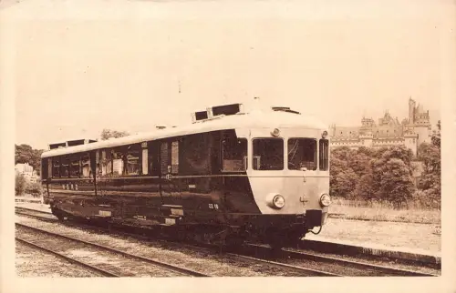 Frankreich Electric Train Chemin de fer du Nord Automotrice Baudet Postkarte C324