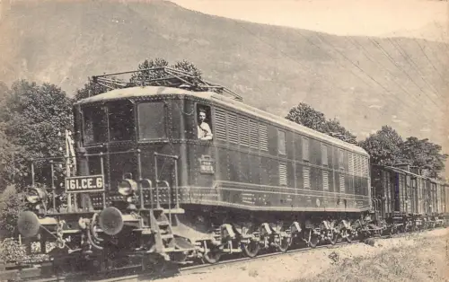 Frankreich Region Sud Est Zug Marcandises Remorque Machi Eisenbahn Postkarte C325