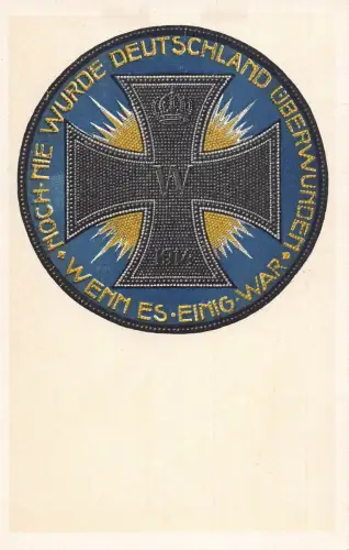 L108 Deutschland 1. Weltkrieg Propaganda Vintage Postkarte
