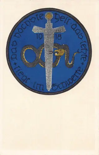 L108 Deutschland 1. Weltkrieg Propaganda Militaria Vintage Postkarte
