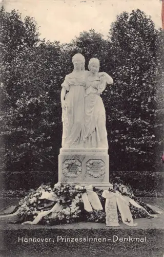 Deutschland 1910 Hannover Prinzessinnen Denkmal Prinzessin Denkmal Postkarte