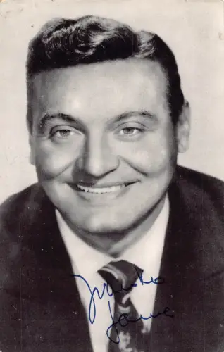 Amerikanischer Singer-Songwriter Frankie Lane Portrait gedruckte Autogramm Postkarte C448