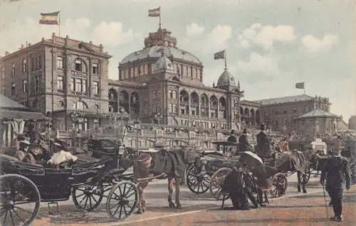 L259 Niederlande Gravenhage Kurhaus Kutsche Vintage Postkarte